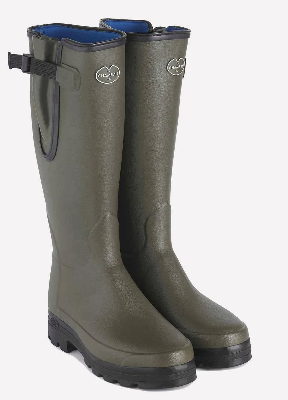 Le Chameau Mens Vierzonord Wellingtons - Vert Chameau 4 Le Chameau Mens Vierzonord Wellingtons - Vert Chameau - Image 2
