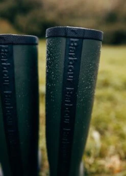 Barbour Abbey Wellingtons - Olive -Throstlenest Saddlery Shop abbeyolive3rdy