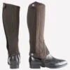 Hy Amara Junior Half Chaps - Brown -Throstlenest Saddlery Shop amarachapsbrn 1