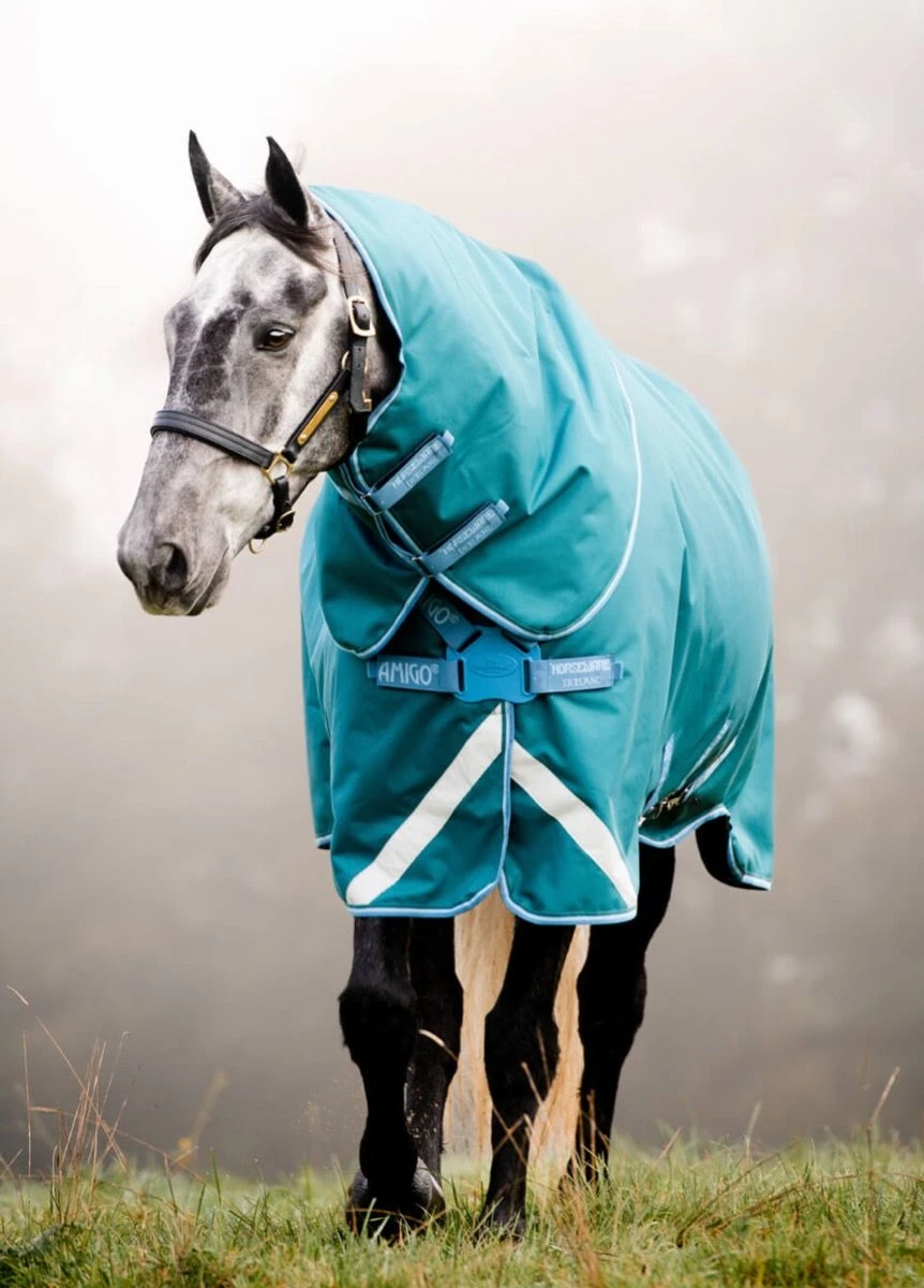 Amigo Bravo 12 Plus 100g Turnout Disc Front - Storm Green 3 Amigo Bravo 12 Plus 100g Turnout Disc Front - Storm Green