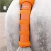 Shires Arma Padded Tail Guard - Orange -Throstlenest Saddlery Shop arampaddedorange