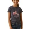 Ariat Youth Cuteness T-Shirt - Periscope -Throstlenest Saddlery Shop ariat cuteness periscope 1rdy