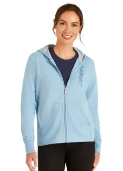 Ariat Team Logo Full Zip Hoodie - Glacier Lake