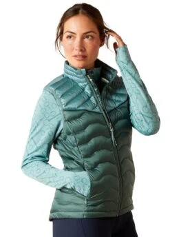 Ariat Ideal Down Gilet - Iridescent Arctic/Silver Pine