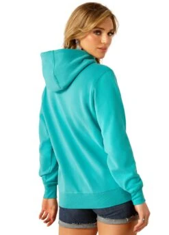 Ariat Logo 2.0 Hoodie - Latigo Bay -Throstlenest Saddlery Shop ariat logo hoodie bay 2rdy