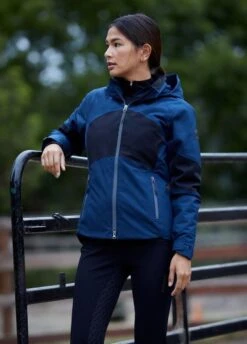 Ariat Valor H2O Jacket - Navy Colourblock 7 Ariat Valor H2O Jacket - Navy Colourblock -Throstlenest Saddlery Shop ariat valor jacket navy 3rdy