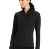 Ariat Venture 1/2 Zip Sweatshirt - Black -Throstlenest Saddlery Shop ariat venture sweatshirt black 1rdy