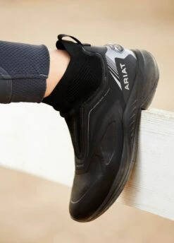 Ariat Ascent Paddock Boot - Black 16 Ariat Ascent Paddock Boot - Black -Throstlenest Saddlery Shop ariatascent8rdy