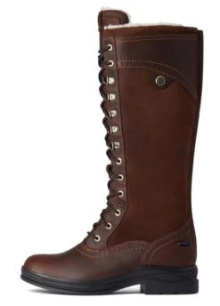 Ariat Wythburn Tall Waterproof Boot - Dark Brown -Throstlenest Saddlery Shop ariatwythburnbrown4rdy