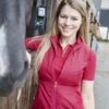 Toggi Artemis Ladies Gilet - Red 2 Toggi Artemis Ladies Gilet - Red -Throstlenest Saddlery Shop artemis.rdy