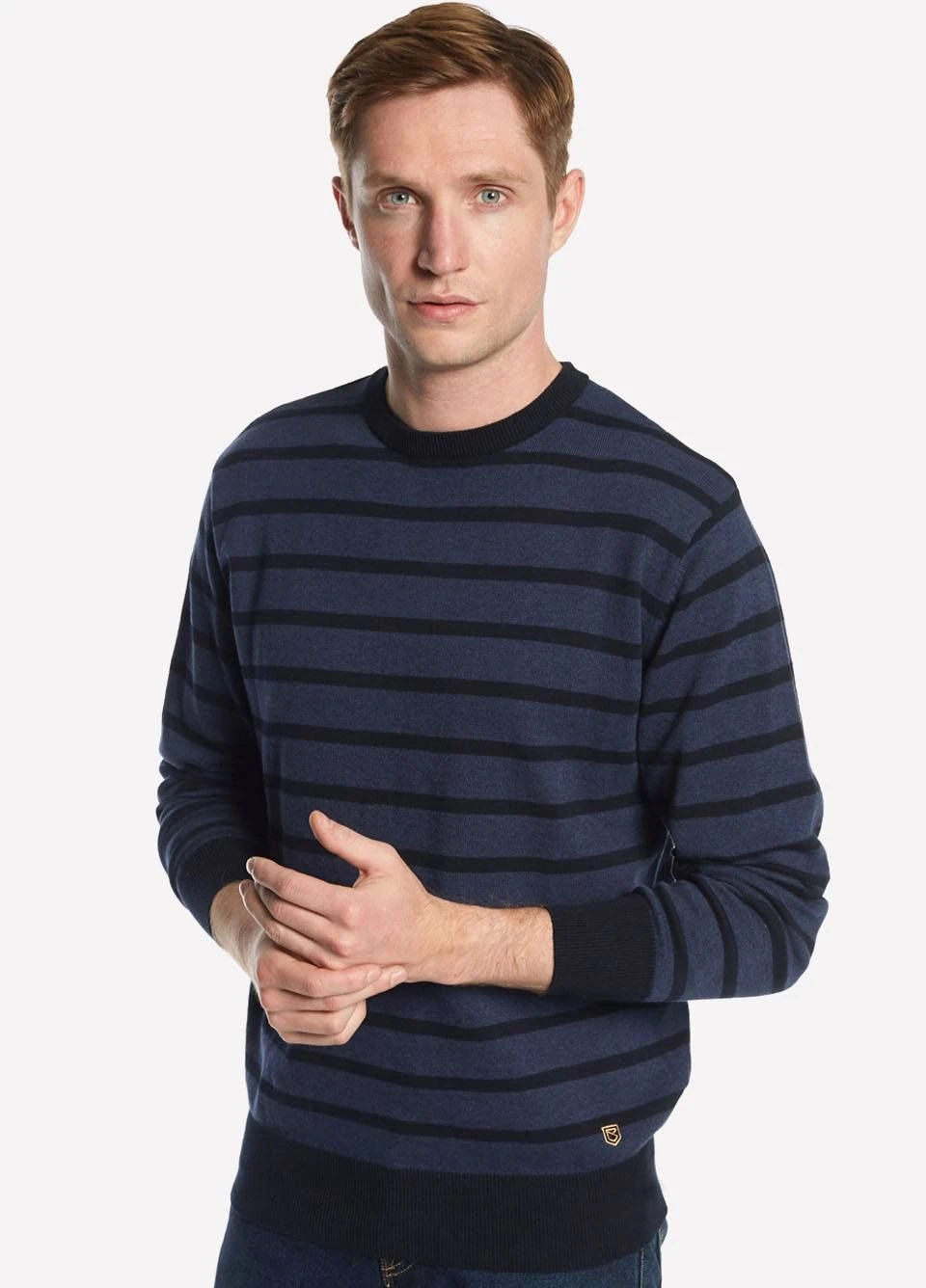 Dubarry Mens Avondale Sweater - Navy Multi 3 Dubarry Mens Avondale Sweater - Navy Multi