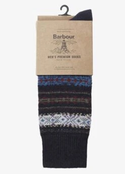 Barbour Boyd Socks - Navy Mix