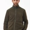 Barbour Mens Country Fleece Jacket - Olive -Throstlenest Saddlery Shop barbour country fleece jacket olive 1rdy