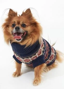 Barbour Fairisle Dog Jumper - Cranberry