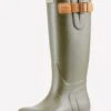 Ariat Ladies Burford Insulated Wellingtons - Olive Green -Throstlenest Saddlery Shop burfordldsrdy