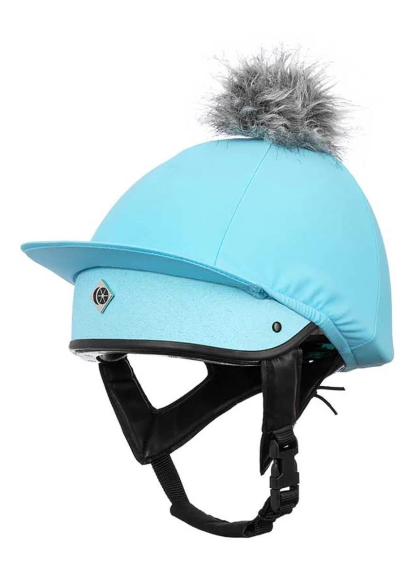 Charles Owen Harlow JS1 Pro Riding Helmet - Baby Blue 3 Charles Owen Harlow JS1 Pro Riding Helmet - Baby Blue
