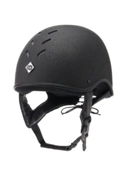 Charles Owen JS1 Pro Riding Helmet W/Badge - Black