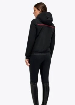 Cavalleria Toscana Academy Bomber Jacket - Black -Throstlenest Saddlery Shop ct academy bomber black 3rdy