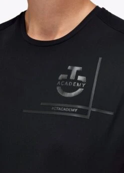 Cavalleria Toscana Academy Jersey T-Shirt - Black -Throstlenest Saddlery Shop ct academy jersey black 3rdy