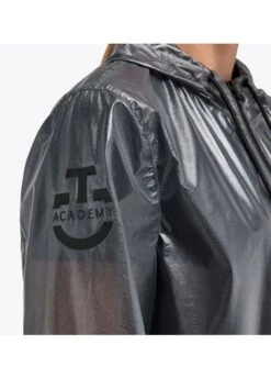 Cavalleria Toscana Academy Waterproof Jacket - Graphite Grey -Throstlenest Saddlery Shop ct academy waterproof 3rdy