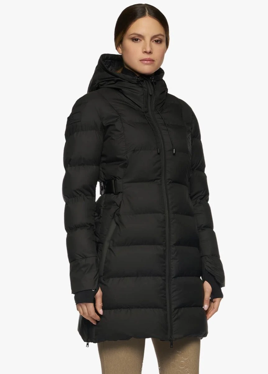 Cavalleria Toscana Belted Coat - Black 3 Cavalleria Toscana Belted Coat - Black