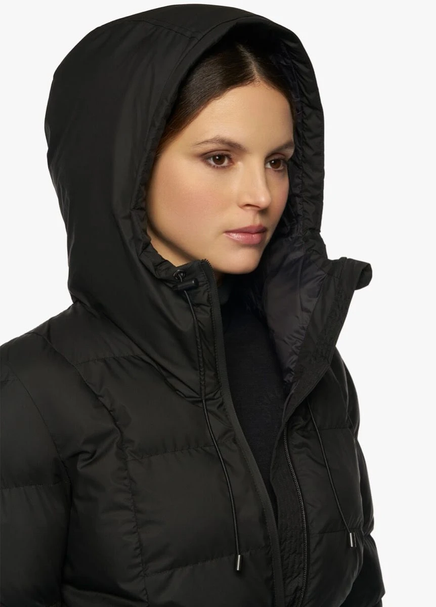 Cavalleria Toscana Belted Coat - Black 5 Cavalleria Toscana Belted Coat - Black - Image 3