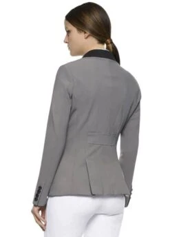 Cavalleria Toscana GP Riding Jacket - Grey -Throstlenest Saddlery Shop ct gp jackey grey 2rdy