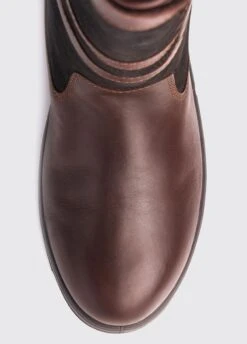 Dubarry Womens Galway Boots Slim Fit - Black/Brown -Throstlenest Saddlery Shop dubarry galway slimfit black brown 6rdy