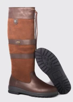 Dubarry Womens Galway Boots Slim Fit - Walnut -Throstlenest Saddlery Shop dubarry galway slimfit walnut 3rdy