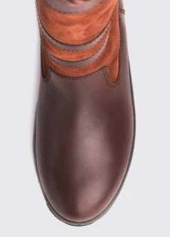 Dubarry Womens Galway Boots Slim Fit - Walnut -Throstlenest Saddlery Shop dubarry galway slimfit walnut 6rdy