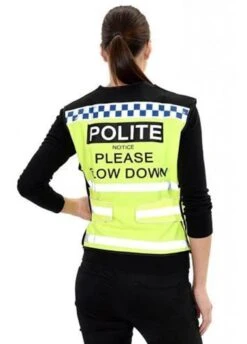 Equisafety Polite Hi Viz Waistcoat - Yellow