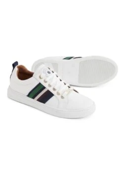 Fairfax & Favor Boston Trainer - White Leather 9 Fairfax & Favor Boston Trainer - White Leather -Throstlenest Saddlery Shop ff boston trainer white 4rdy