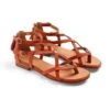 Fairfax & Favor Brancaster Sandal - Sunset Orange -Throstlenest Saddlery Shop ff brancaster orange 1rdy