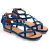 Fairfax & Favor Brancaster Sandal - Porto Blue -Throstlenest Saddlery Shop ff brancaster porto 1rdy 1
