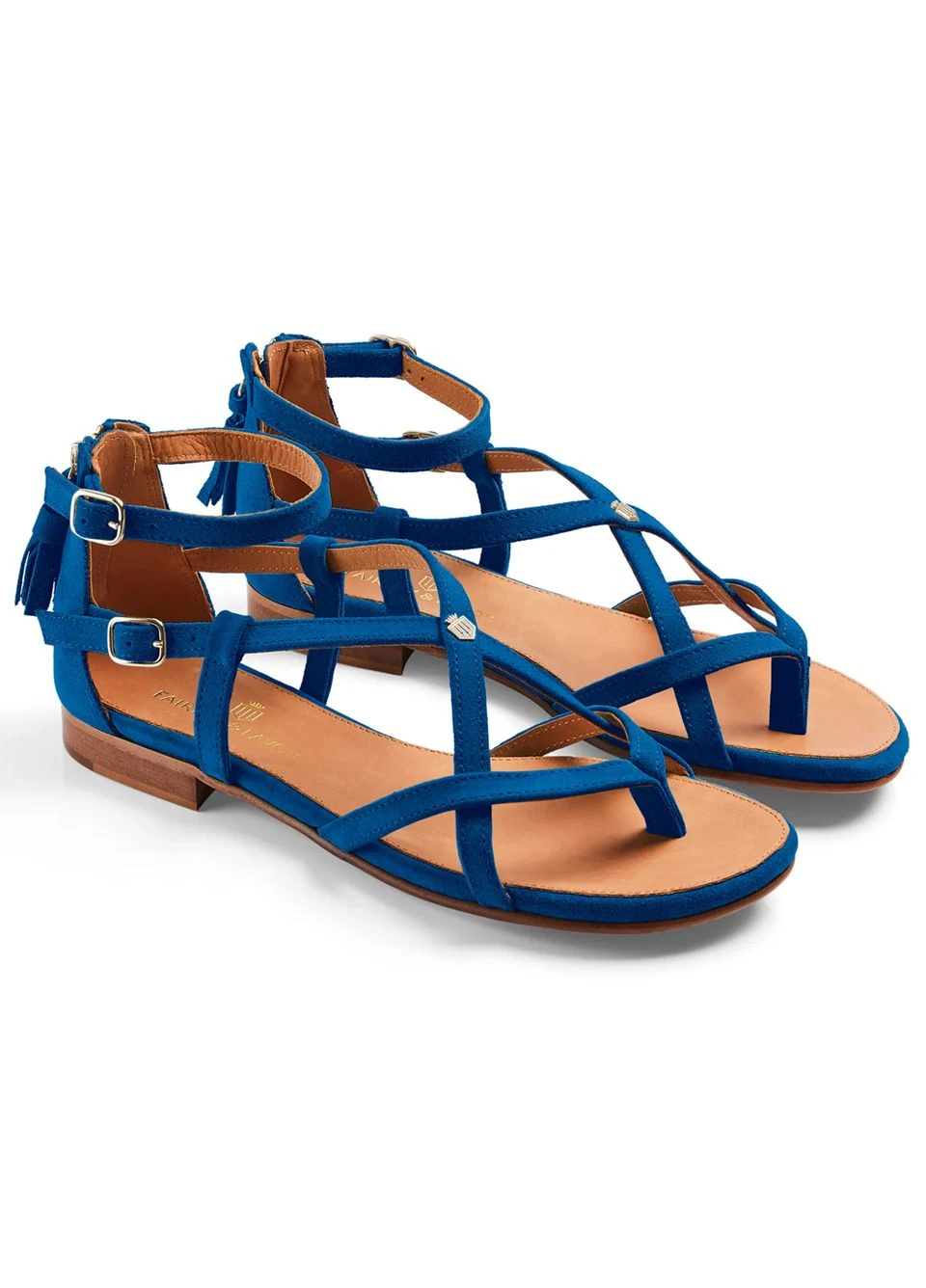 Fairfax & Favor Brancaster Sandal - Porto Blue 3 Fairfax & Favor Brancaster Sandal - Porto Blue