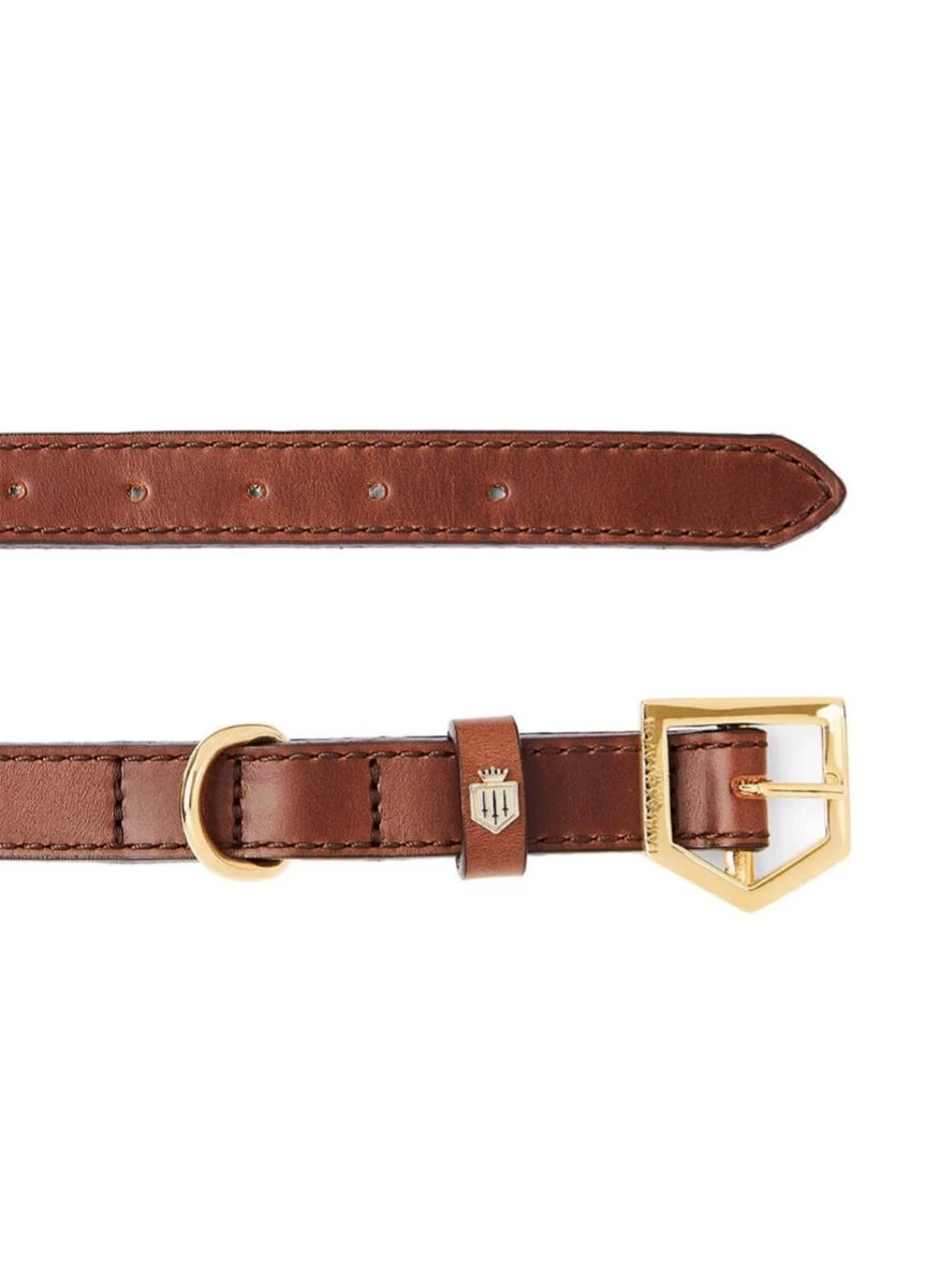 Fairfax & Favor Fitzroy Dog Collar - Tan 4 Fairfax & Favor Fitzroy Dog Collar - Tan - Image 2