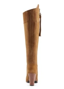 Fairfax & Favor High Heeled Regina Suede Boot - Tan -Throstlenest Saddlery Shop ff high heel regina tan 3rdy
