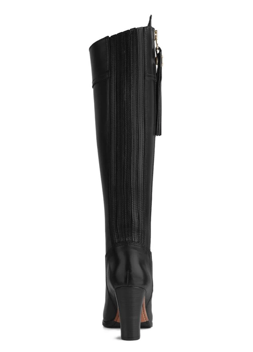 Fairfax & Favor High Heeled Regina Leather Boot - Black 5 Fairfax & Favor High Heeled Regina Leather Boot - Black - Image 3