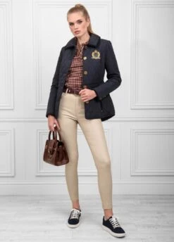 Fairfax & Favor Richmond Trainer - Navy Suede -Throstlenest Saddlery Shop ff richmond trainer navy 4rdy