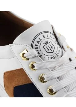 Fairfax & Favor Alexandra Trainer - White -Throstlenest Saddlery Shop ffalexandra4rdy