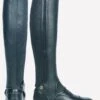 Tredstep Deluxe Half Chap - Black -Throstlenest Saddlery Shop fm 2012 02 11 11 31 45 16458