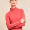 Holland Cooper Chiltern Base Layer - Washed Red -Throstlenest Saddlery Shop hc chiltern base red 1rdy
