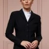 Holland Cooper The Competition Jacket - Midnight Black -Throstlenest Saddlery Shop hc competition jacket black 1rdy