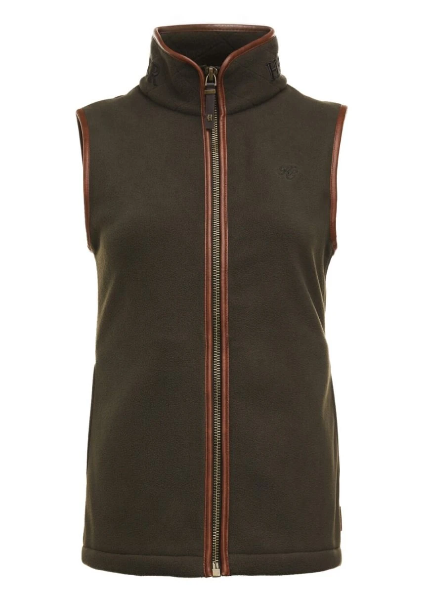 Holland Cooper Country Fleece Gilet - Khaki 5 Holland Cooper Country Fleece Gilet - Khaki - Image 3