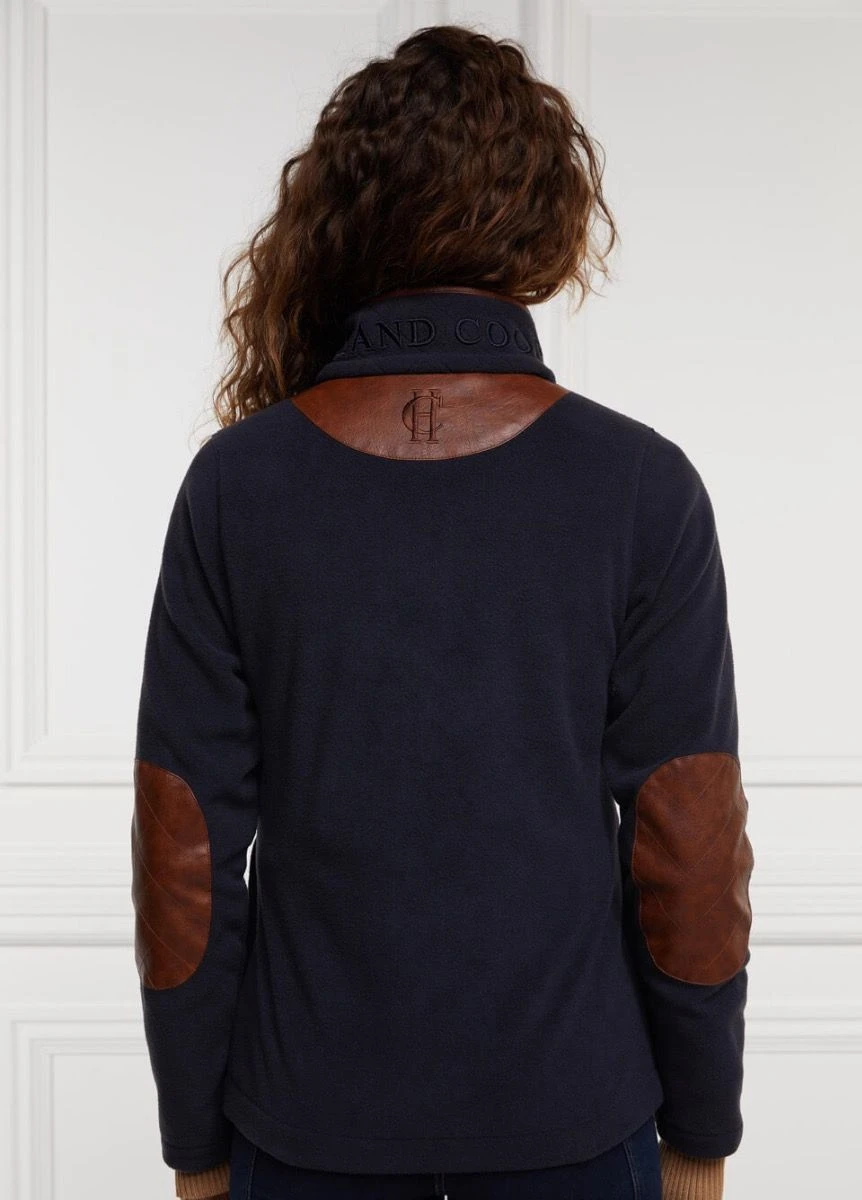 Holland Cooper Country Fleece Jacket - Ink Navy 4 Holland Cooper Country Fleece Jacket - Ink Navy - Image 2