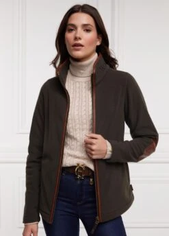 Holland Cooper Country Fleece Jacket - Khaki
