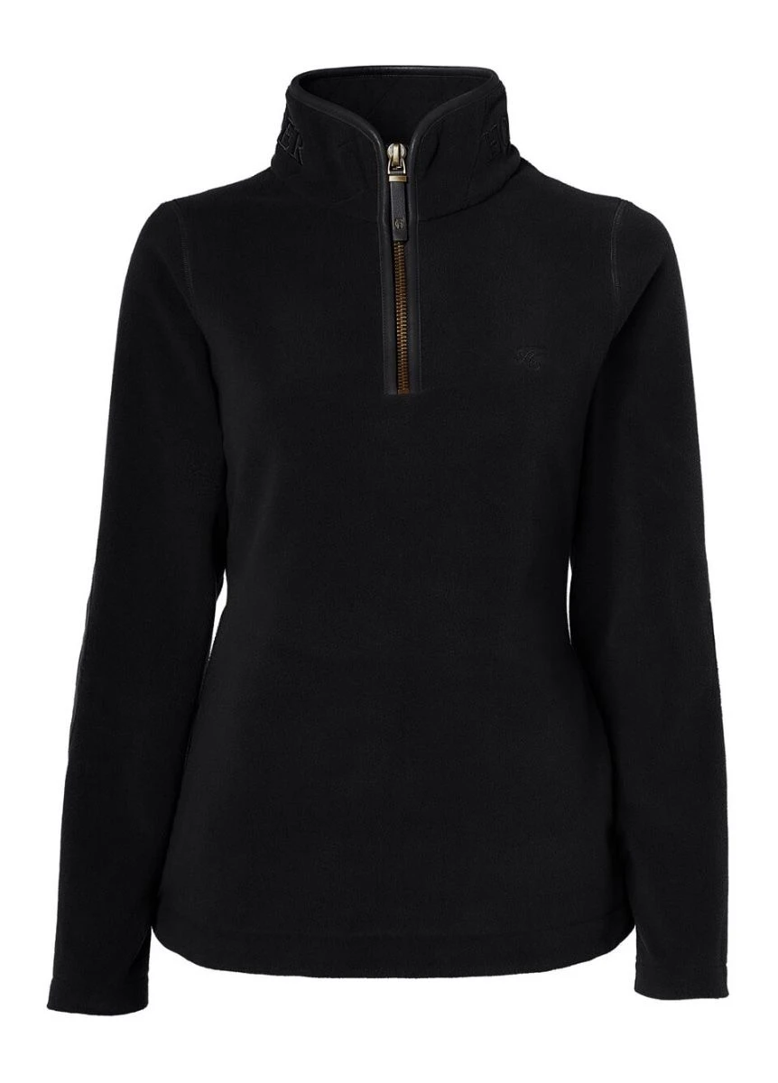 Holland Cooper Country Fleece 1/2 Zip - Black 5 Holland Cooper Country Fleece 1/2 Zip - Black - Image 3