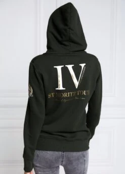 Holland Cooper Heritage Hoodie - Racing Green 7 Holland Cooper Heritage Hoodie - Racing Green -Throstlenest Saddlery Shop hc heitage hoodie racing green 3rdy