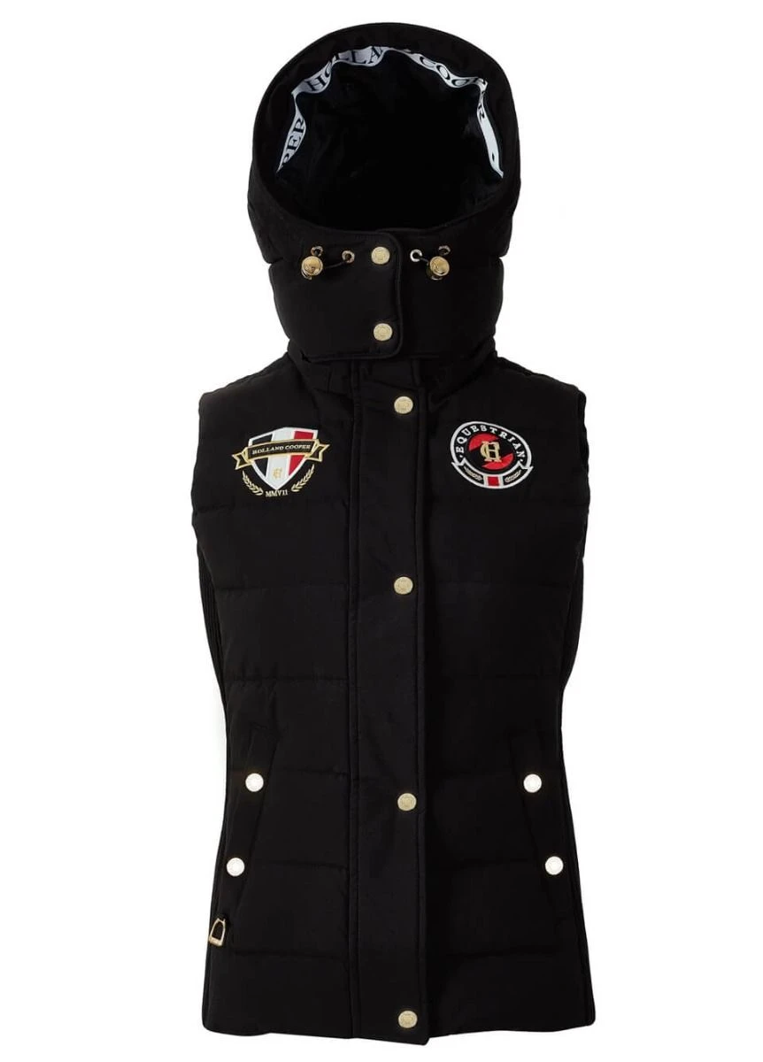 Holland Cooper Team Gilet - Black 5 Holland Cooper Team Gilet - Black - Image 3