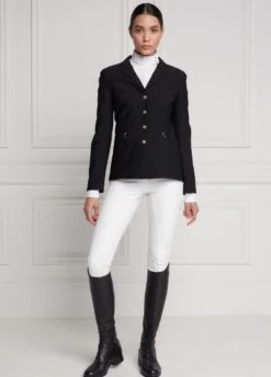 Holland Cooper Competition Jacket - Black -Throstlenest Saddlery Shop hccompjcktblk6rdy